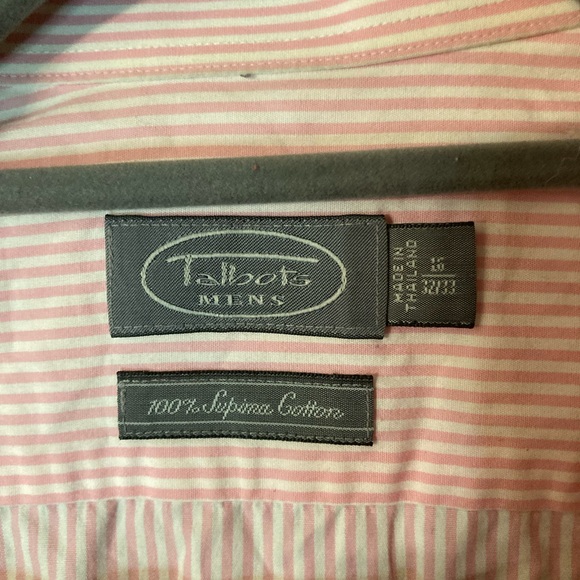 Mens (6, 32/33) pink and white button down shirt - Picture 2 of 5